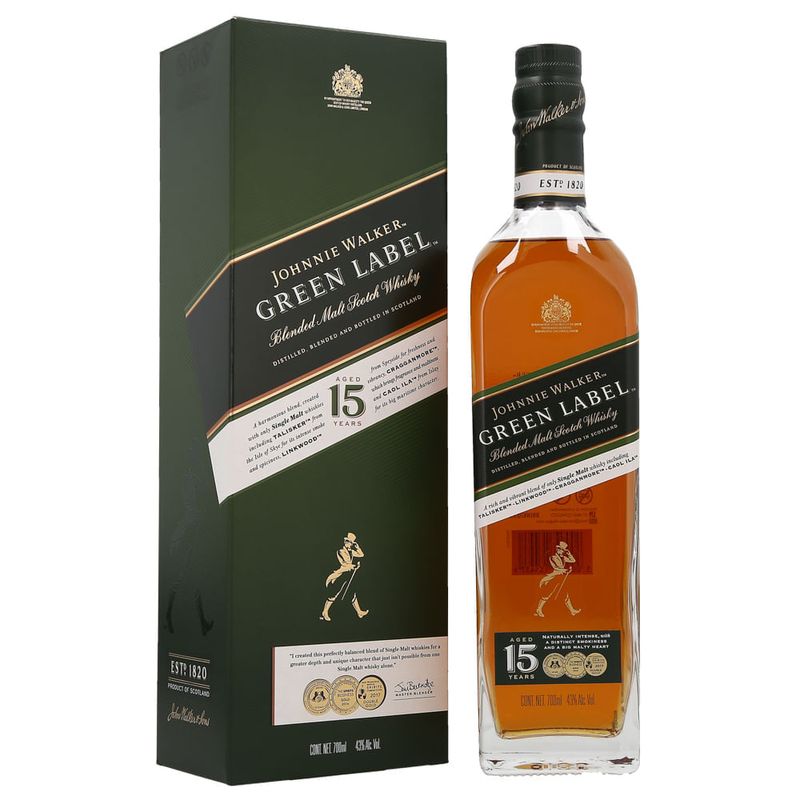 Whisky-Johnnie-Walker-Green-Label-15-años-700-ml