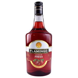 Licor Flamingo De Fresa 1L