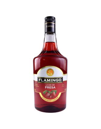 Licor Flamingo De Fresa 1L