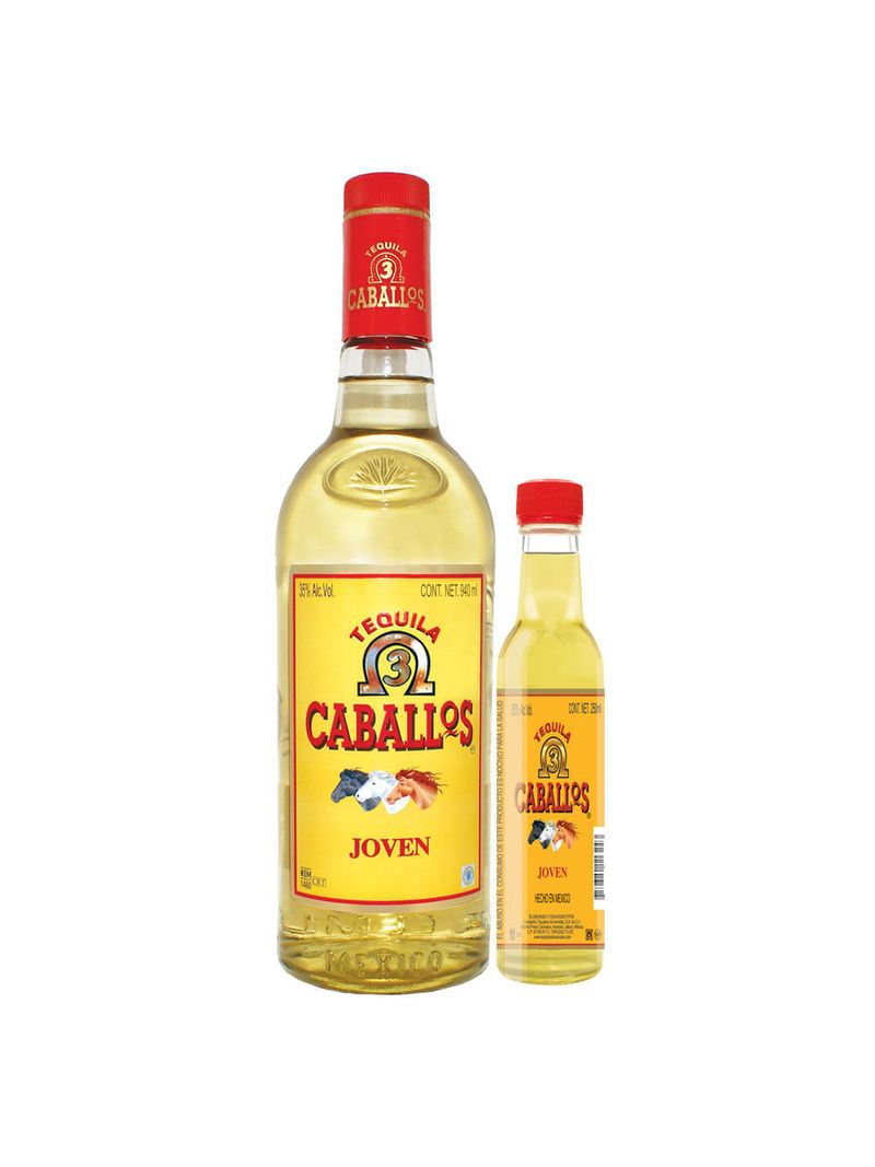 Tequila-Tres-Caballos-Joven-940ml-con-Anf-250Ml-Bodegas-Alianza