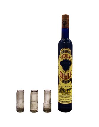 Tequila Corralejo Reposado 700 ml con 3 caballitos