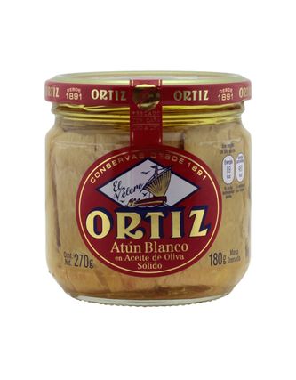 Atún Blanco en aceite Ortiz 270g