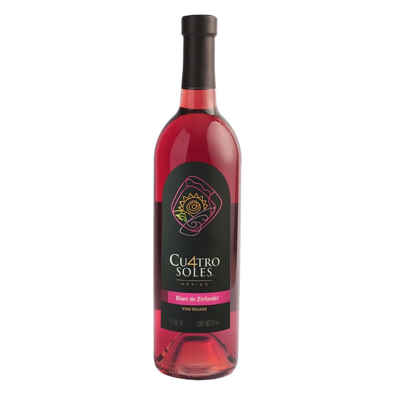 Vino-Rosado-Cu4tro-Soles-Blanc-De-Zinfandel-750-ml