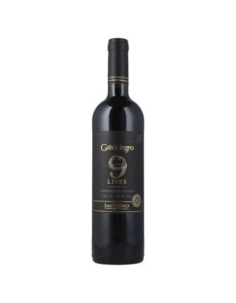 Vino Tinto Gato Negro 9 Lives Cabernet 750 ml