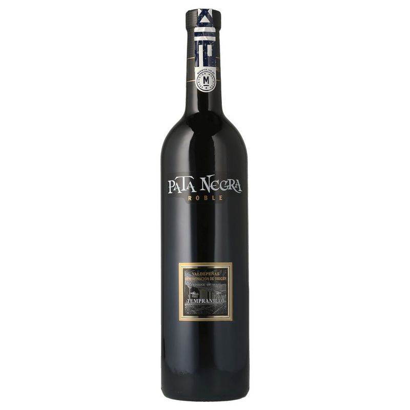 Vino-Tinto-Pata-Negra-Roble-Tempranillo-Do-Valdepeñas-750-ml