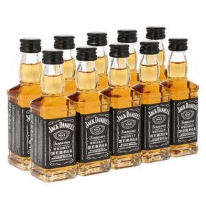 Whiskey Jack Daniel's 10 miniaturas 50 ml c/u