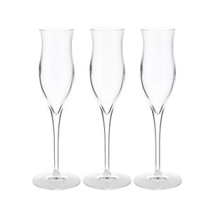 Juego de 3 Piezas: Copa Kristalov Atzin Tequila Blanco Tubo 105 ml