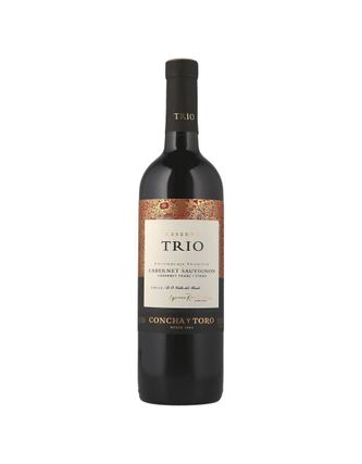 Vino Tinto Trio Cabernet Sauvignon Franc Syrah Reserva 750 ml