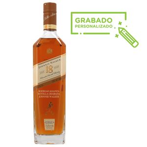 Whisky Johnnie Walker 18 Años 750 ml Grabado
