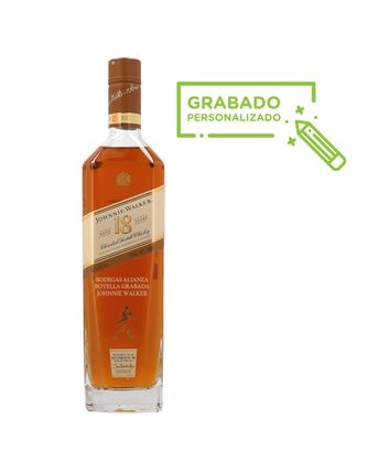 Whisky Johnnie Walker 18 Años 750 ml Grabado