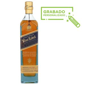 Whisky Johnnie Walker Blue 750 ml Grabado