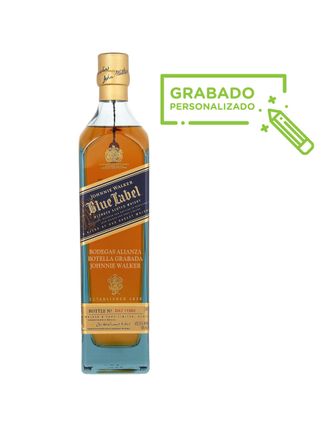 Whisky Johnnie Walker Blue 750 ml Grabado