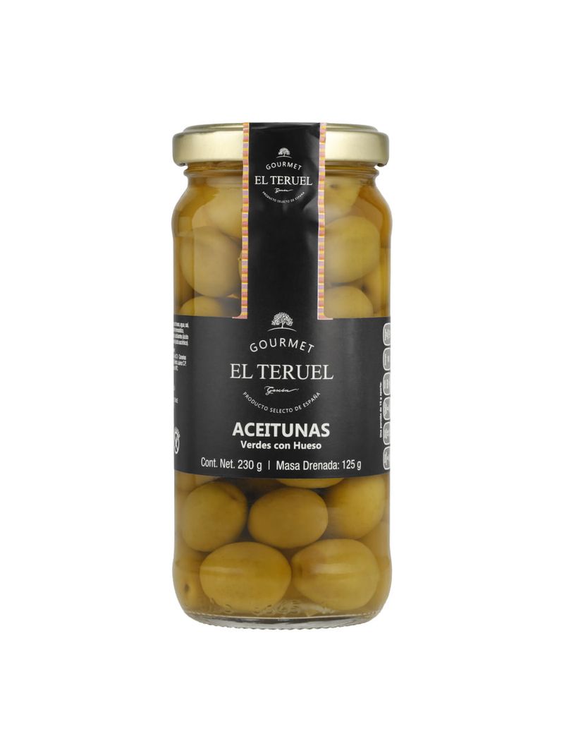 Aceituna-El-Teruel-Verdes-C-Hueso-230grs-Bodegas-Alianza