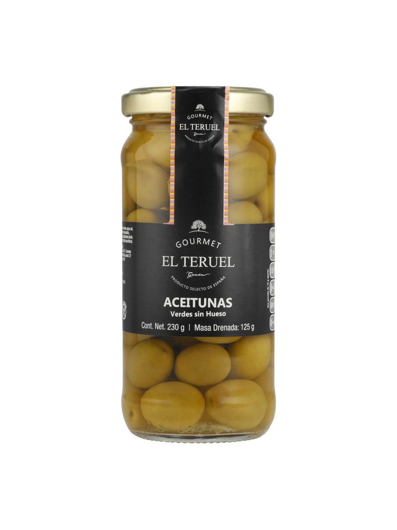 Aceituna-El-Teruel-Verdes-S-Hueso-230grs-Bodegas-Alianza