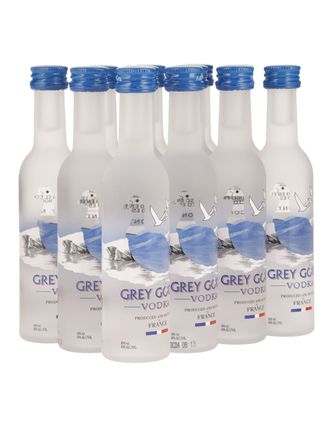 Vodka Grey Goose Vidrio 12 Miniaturas 50ml c/u