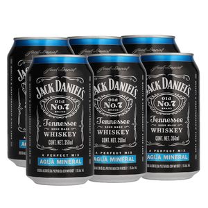 Jack Daniels Agua Mineral 350ml (6pz)