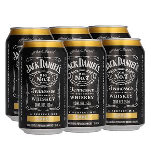 Jack Daniels Apple Lat 350ml (6 Latas)