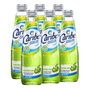 Caribe Cooler Manzana Verde/Kiwi 300 ml (6 pz)