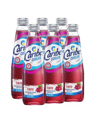 Caribe Cooler Tinto 300 ml (6pz)