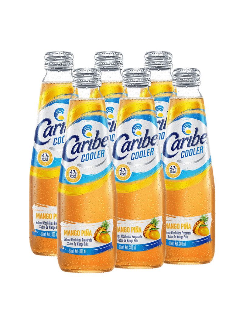 Caribe-Cooler-Mango-Piña--6Pzas--300-ml-Bodegas-Alianza