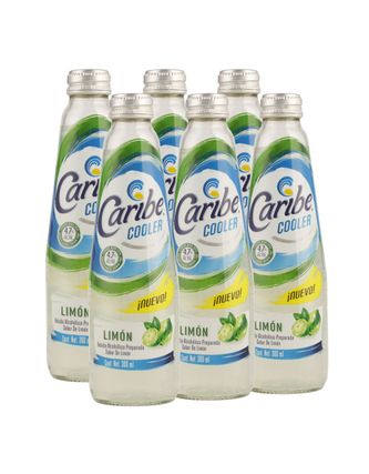 Caribe Cooler Limón 300 ml (6pz)
