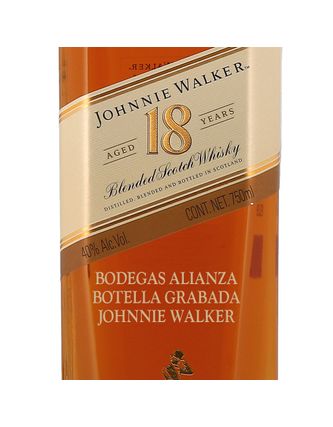 Whisky Johnnie Walker 18 Años 750 ml Grabado
