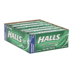 Halls Yerbabuena (12 pz)