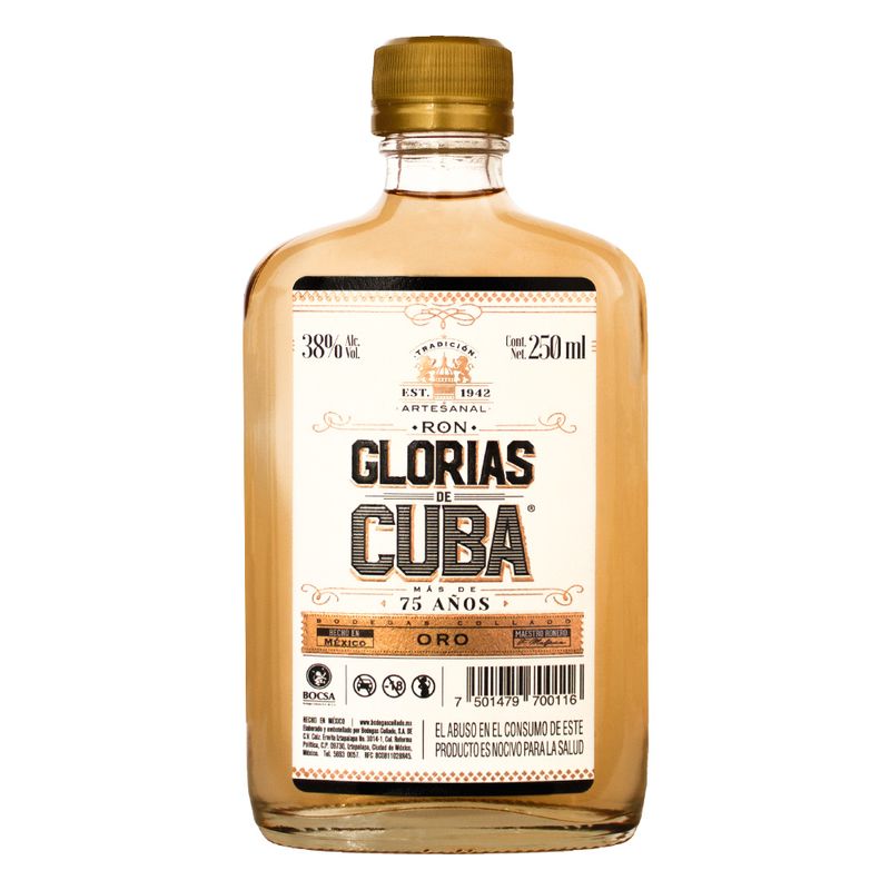 Ron-Glorias-De-Cuba-Oro-250ml