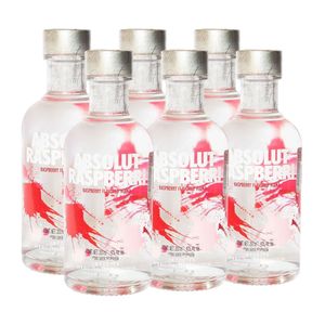 Vodka Absolut Raspberri (6 Botellas) 200ml
