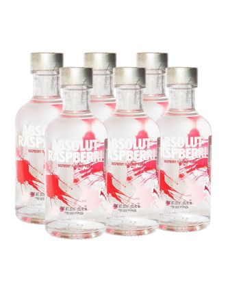 Vodka Absolut Raspberri (6 Botellas) 200ml