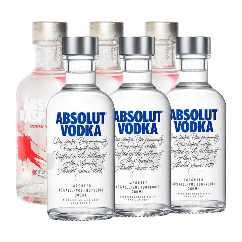 Vodka-Absolut-Azul-Y-Raspberri--6-Botellas--200ml