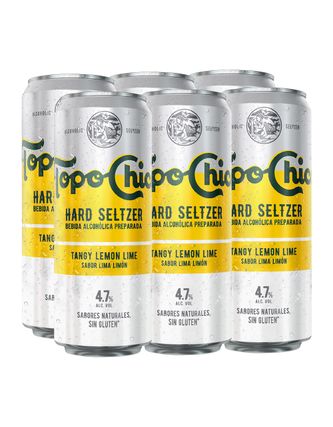 Topo Chico Hard Seltzer Lima Limon 355ml (6pz)