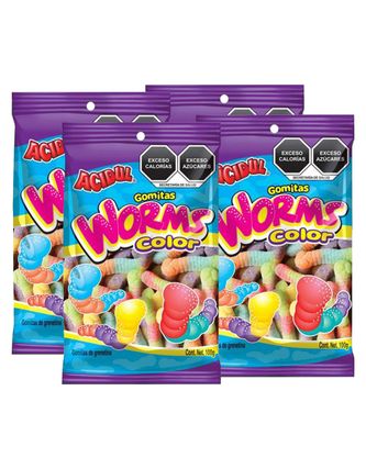 Gomitas Acidul Oruga 100 g (4 Pz)