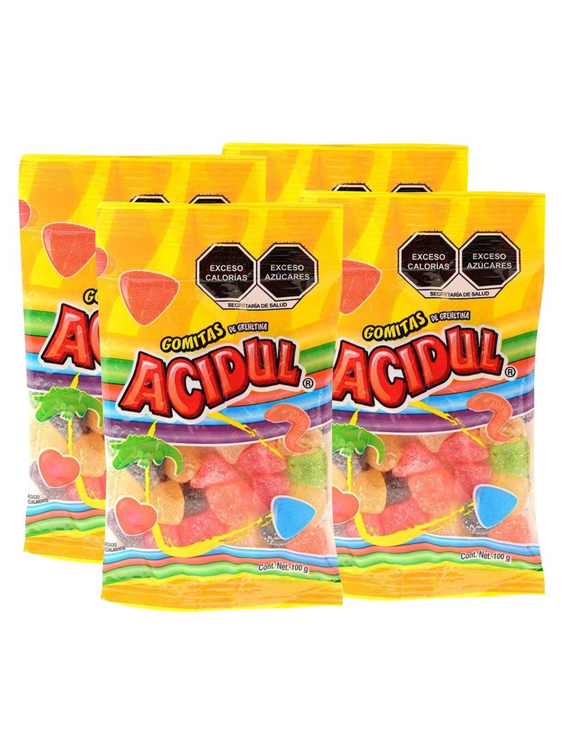 Gomitas-Acidul-Oso-Azucarado-100-g--4-pz-