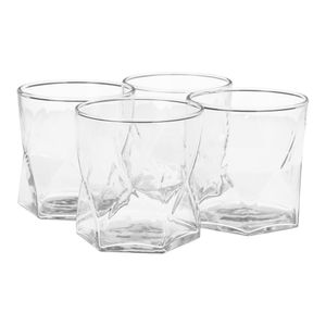 Vaso Alianza Rombus Doble 12oz (4 pz)