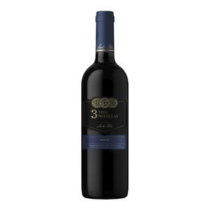 Vino Tinto 3 Tres Medallas Merlot 750 ml