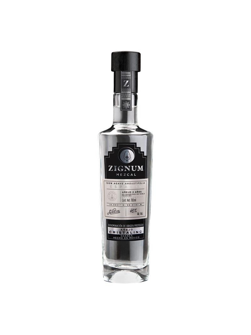 Mezcal-Zignum-Añejo-Cristalino-700-ml