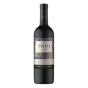 Vino Tinto Trio Merlot Carmenere Malbec Rva 750 ml