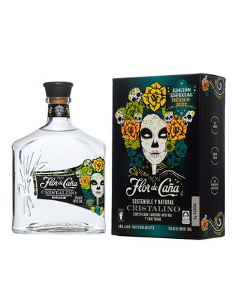 Ron Flor De Caña Cristalino Edic Catrina 750 ml