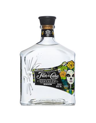 Ron Flor De Caña Cristalino Edic Catrina 750 ml