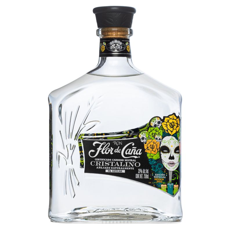 Ron-Flor-De-Caña-Cristalino-Edic-Catrina-750-ml