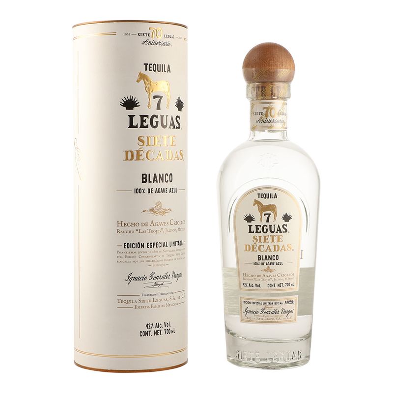 Tequila-7-Leguas-Siete-Decadas-Blanco-700-ml
