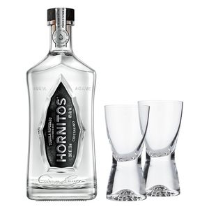 Sauza Hornitos Rep Cristalino 750 ml /2 Vaso Bohemia Samba