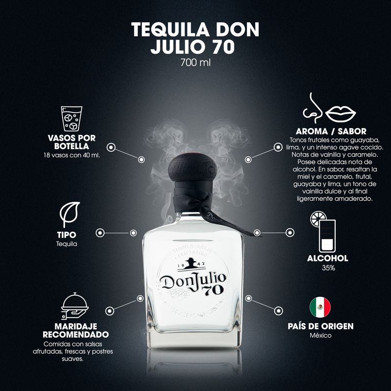 Tequila-Don-Julio-70-Añejo-700-ml