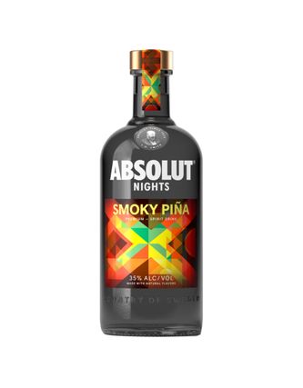 Licor de Vodka Absolut Nights Smoky Piña 700ml