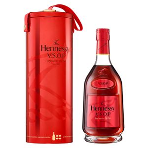 Cognac Hennessy Vsop Est Metalico Rojo 700 ml