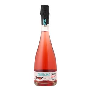 Vino Rosado Espumoso Andiamo Unico Rosato Lambrusco 750 ml