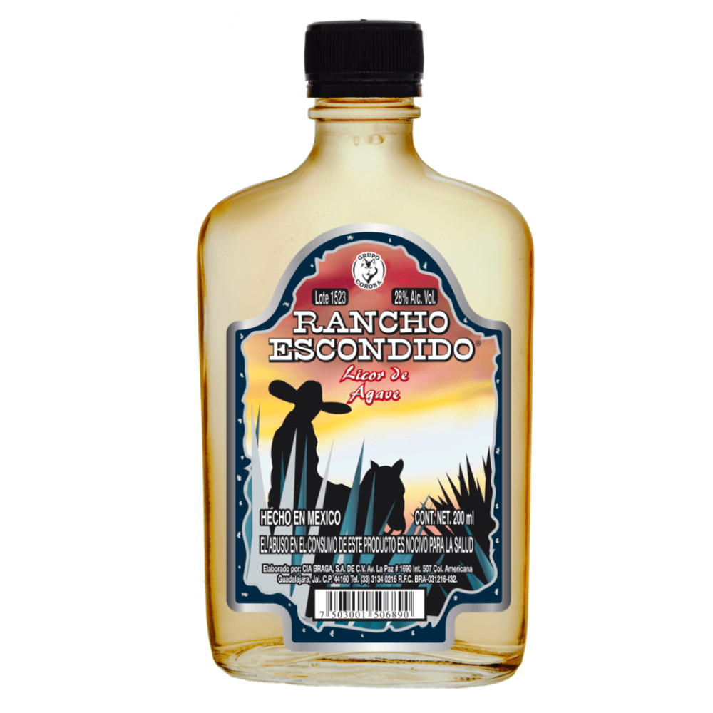 Licor de Agave Rancho Escondido 200 ml - Bodegas Alianza