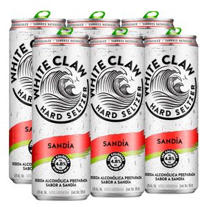 White Claw Hard Seltzer Sandia Lata 355 ml (6pz)