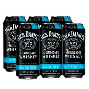 Jack Daniels Agua Mineral 473 ml (6 pz)